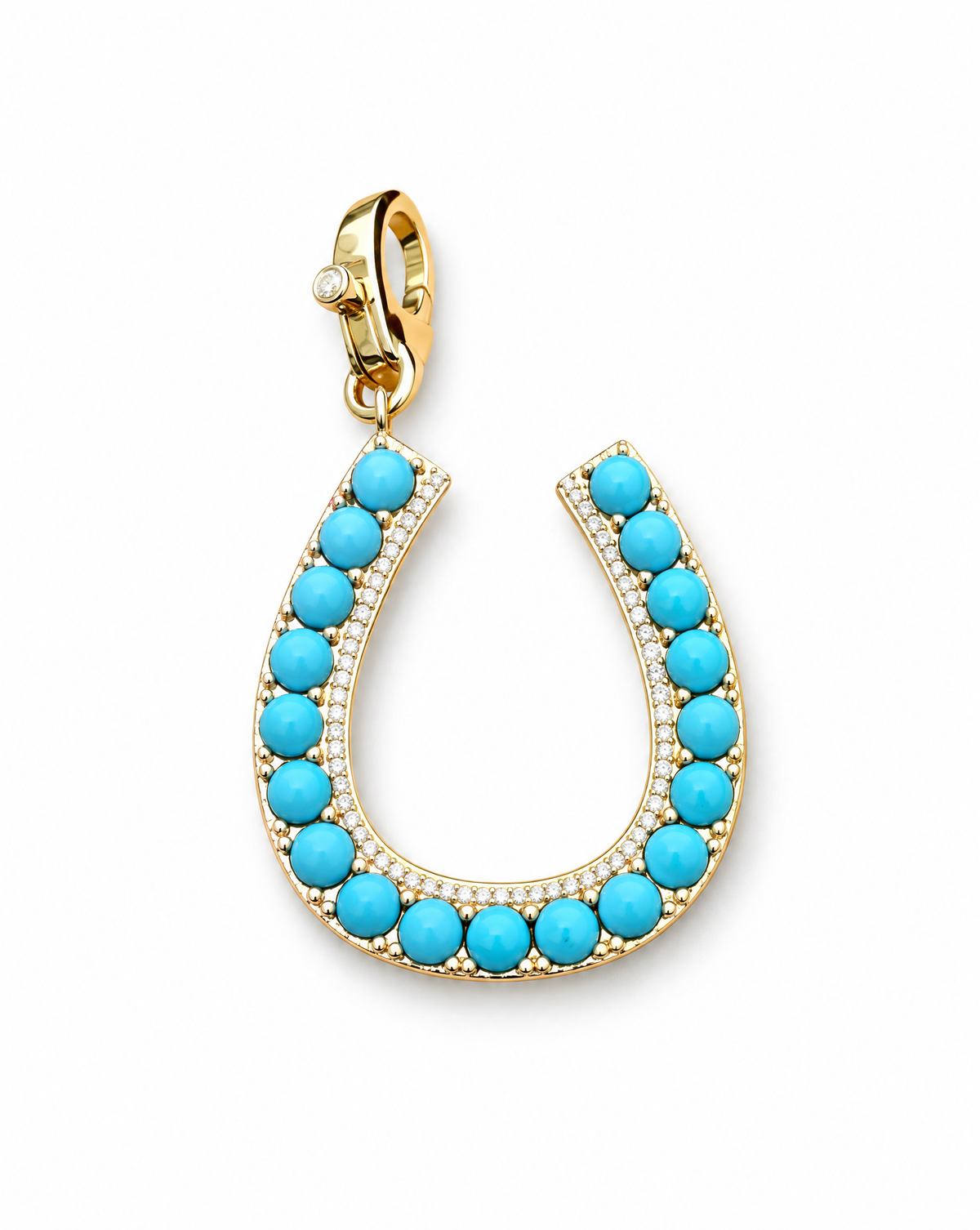 OASIS Gold Horsehoe Pendant