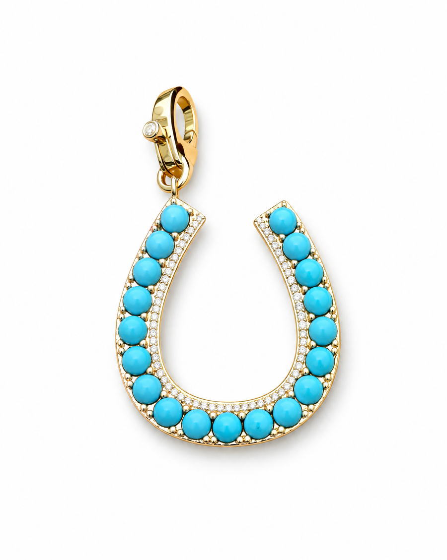 OASIS Gold Horsehoe Pendant