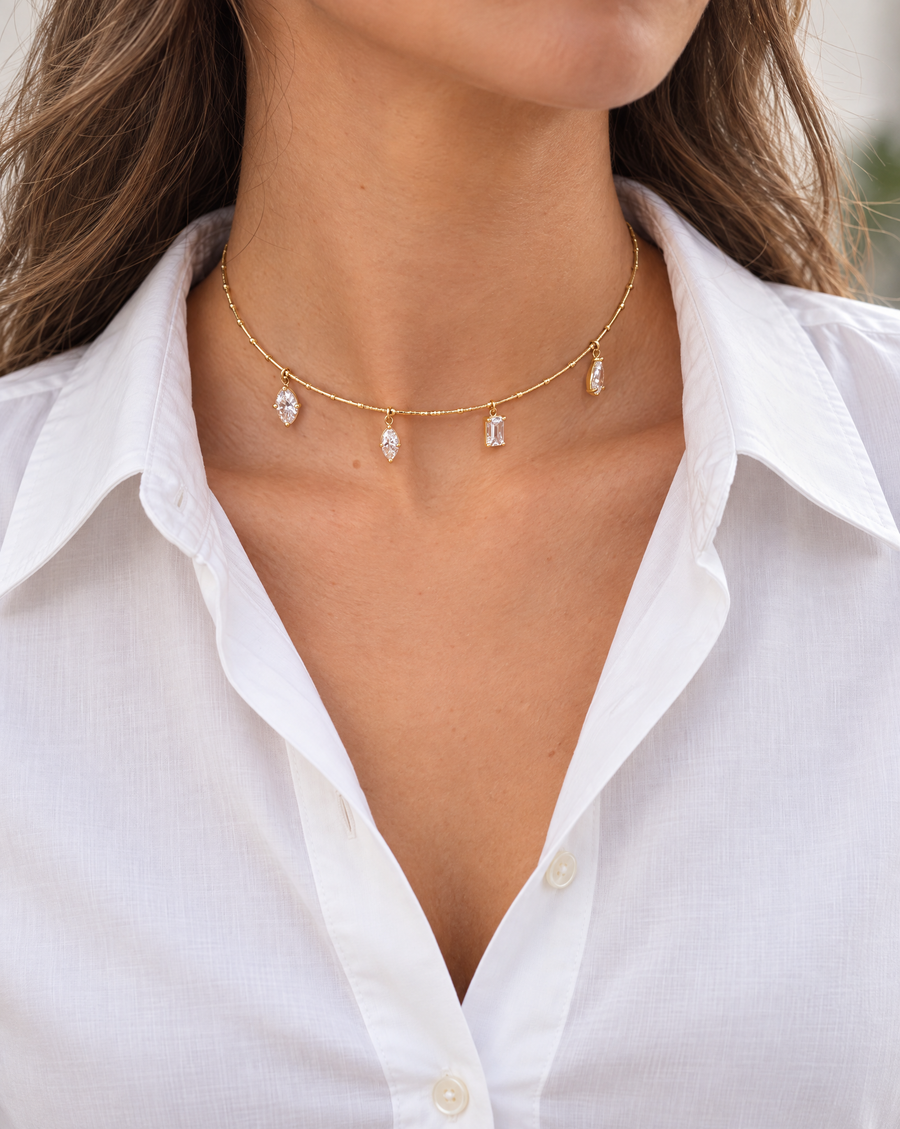 ALEX Diamond Collar Necklace