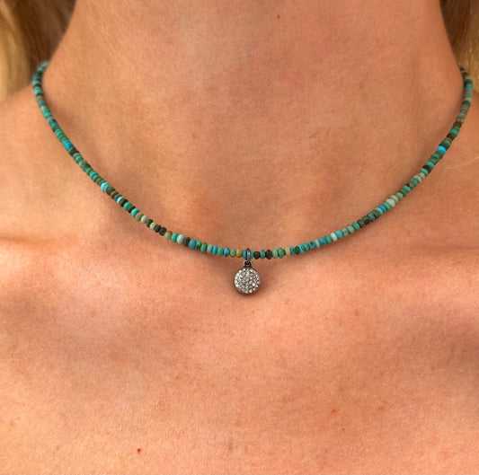 MYA Turquoise Beaded Necklace