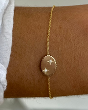 14kt yellow gold diamond "bubble" bracelet byb Hortense @dylanjamesjewelry.com