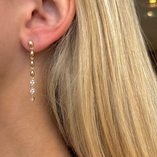 DIXIE Stud Drop Earrings