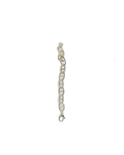 sterling silver large link braceelt