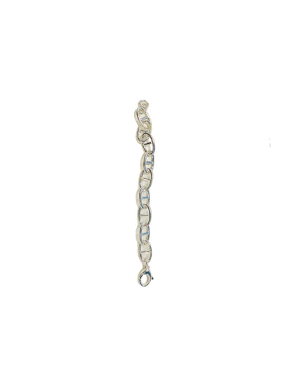 sterling silver large link braceelt