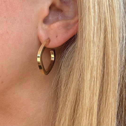 ASHE Gold Hoop Earrings