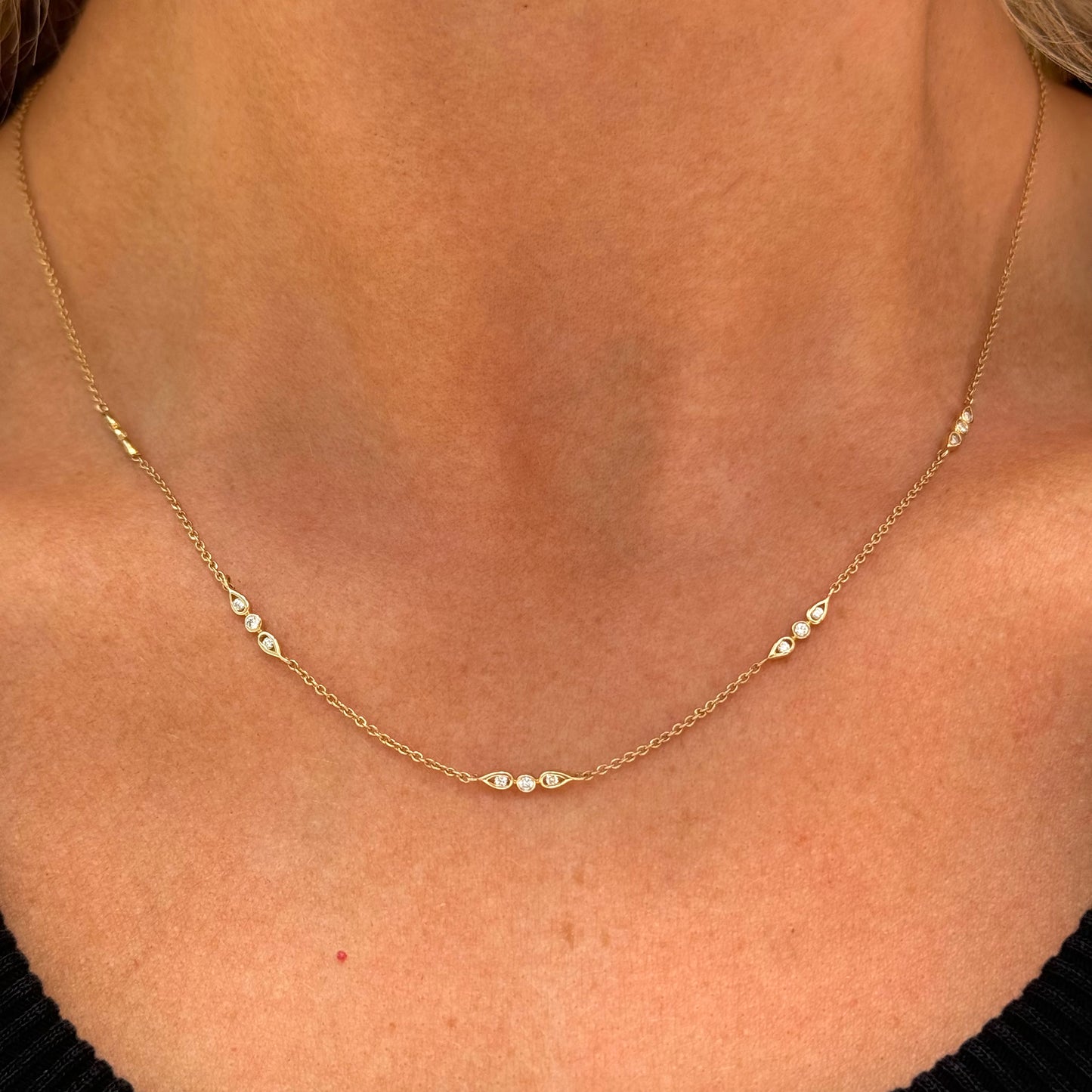 Ray Diamond Necklace