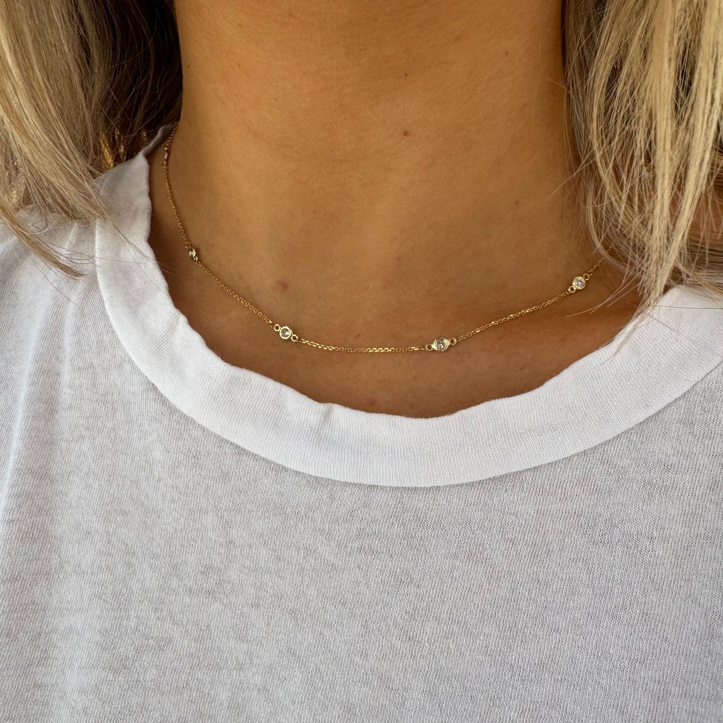 DBY Gold Diamond Necklace