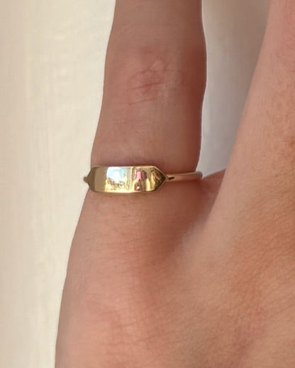 GOLDIE Gold Pinky Ring