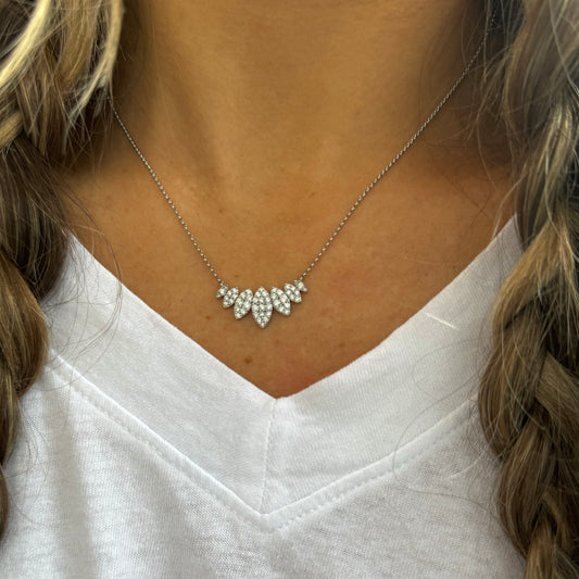 white gold diamond necklace  @dylanjamesjewlery.com
