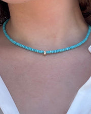 SELA Turquoise Beaded Necklace