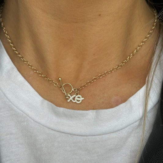 XO Gold Necklace