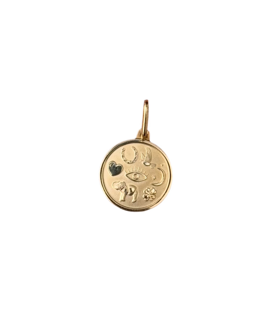 LUCKY Gold Charm