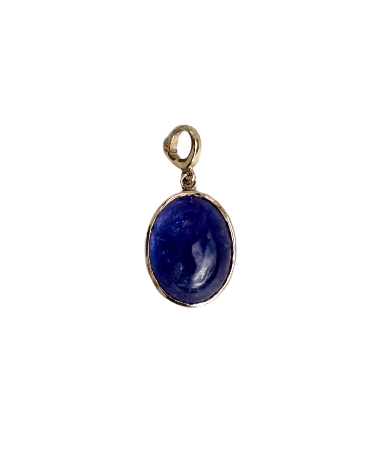 TANZANITE Gold Charm