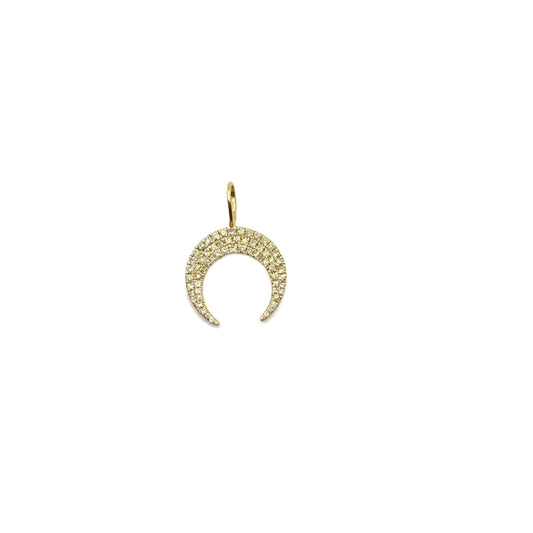 14kt yellow gold diamond charm @dylanjamesjewelry.com