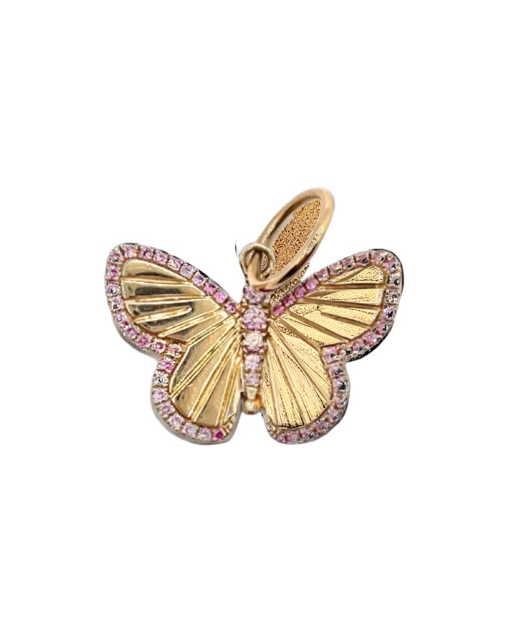 SPENCER Butterfly Sapphire Charm