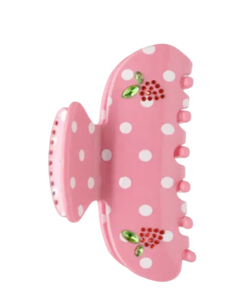 EMI JAY Sweet Heart Clip in Lychee Berry Dot