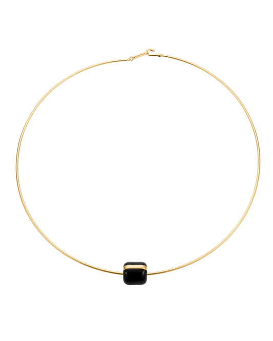THATCH Celine Black Enamel Choker