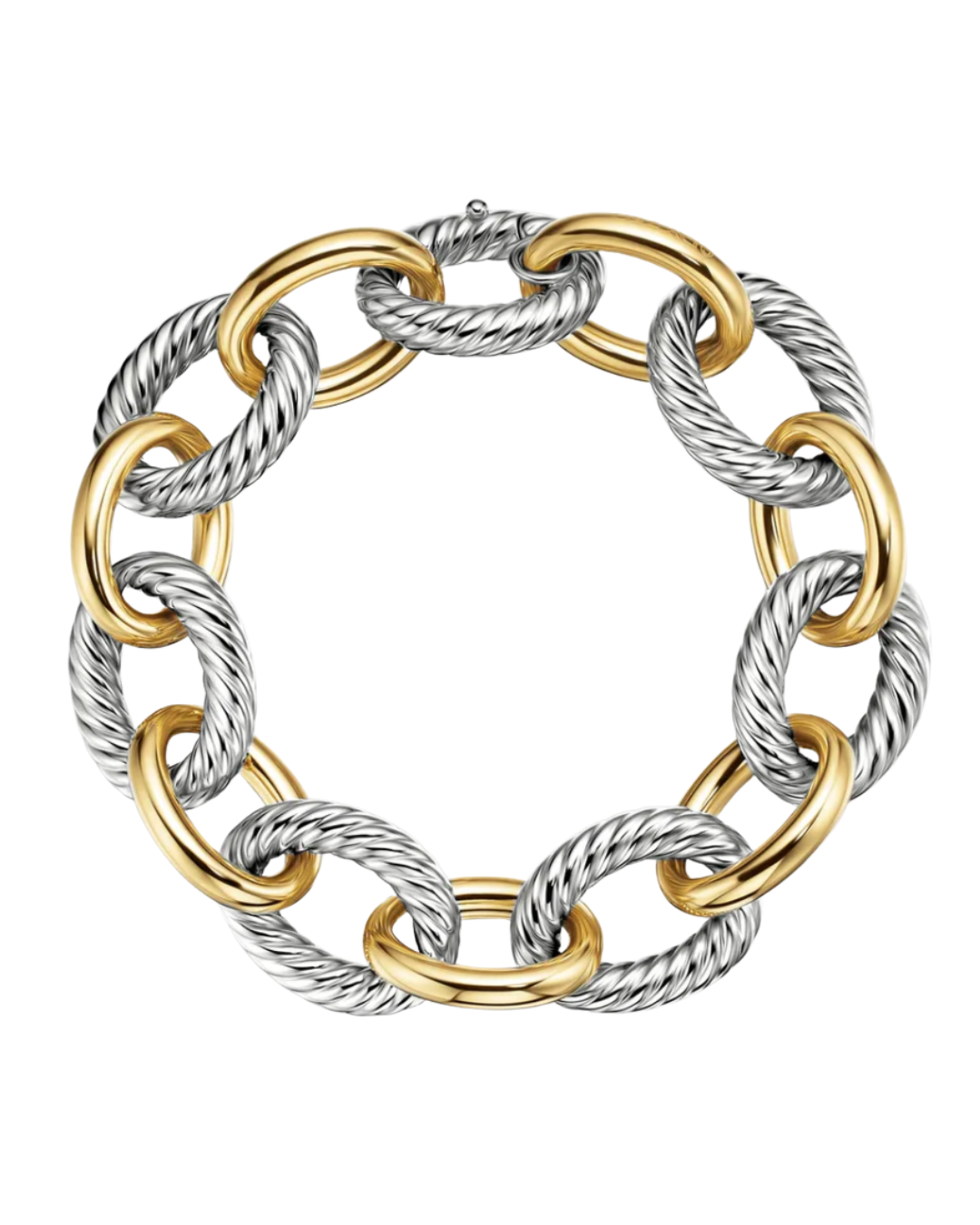 DAVID YURMAN Vintage Two Tone Chain Bracelet