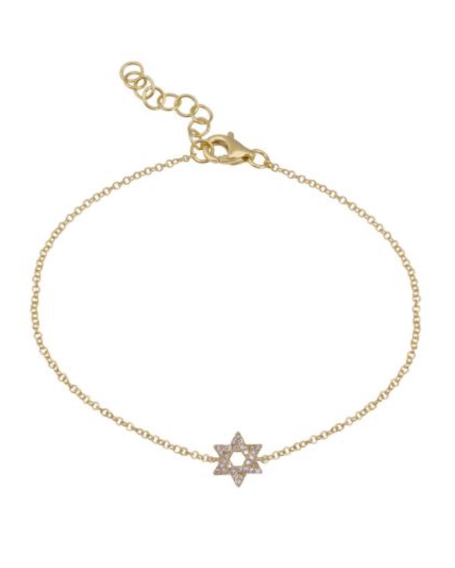 BELLE Gold Diamond Star Bracelet