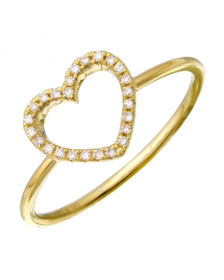 AVI Diamond Heart Ring