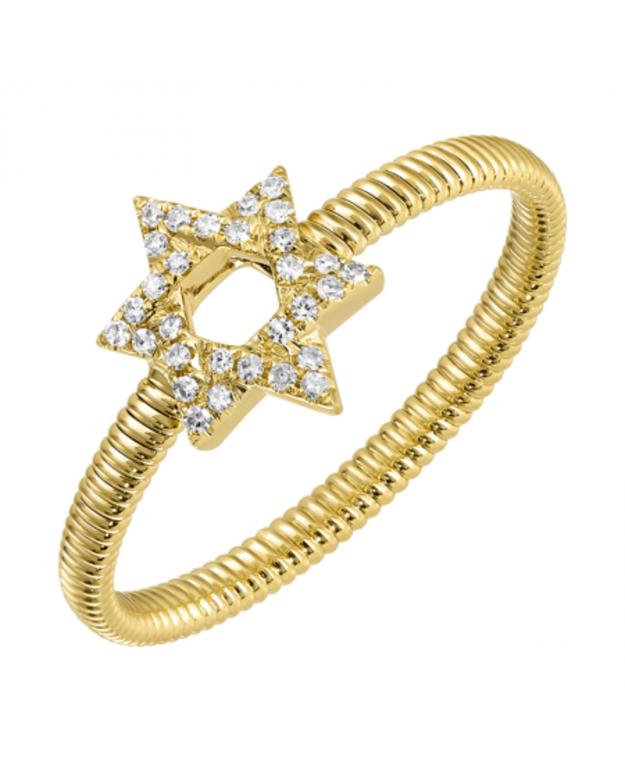KOBI Diamond Star Of David Ring