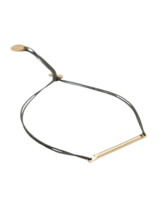 BY JOHANNE Beverly Gold Cord Bracelet