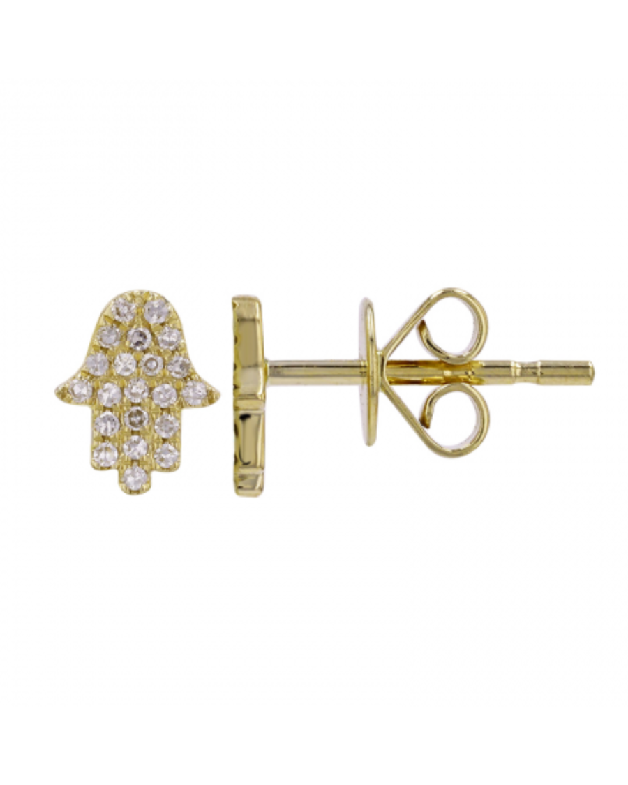 SWEET Hamsa Stud Earrings