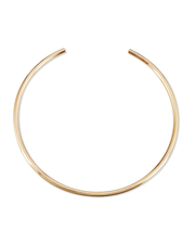 EKLEXIC Simple Round Collar Gold