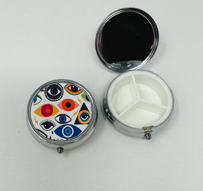 Evil Eye  Pill Case Pill Holder