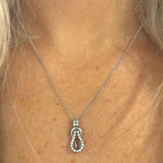 white gold diamond pendant on chain @dylanjamesjewelry.com