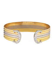 CARTIER Tri-Color Diamond Bangle Bracelet