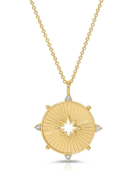 ELIZABETH STONE Star Pendant - Gold