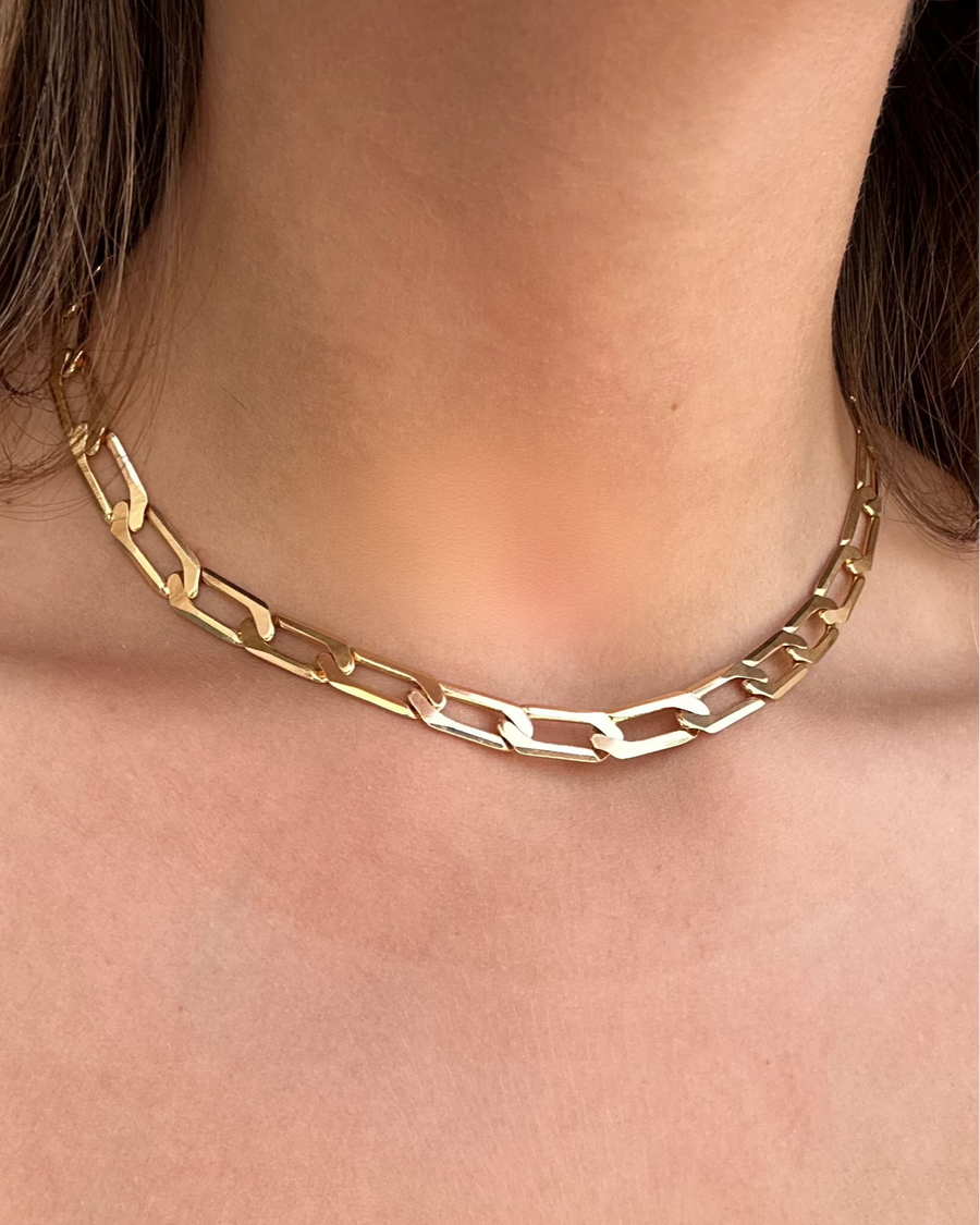 ALEXA Gold Link Necklace