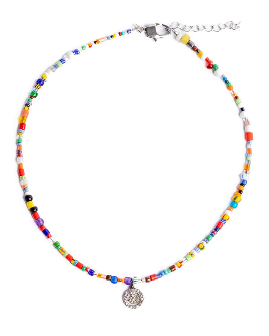 HANNAH Diamond Beaded Necklace