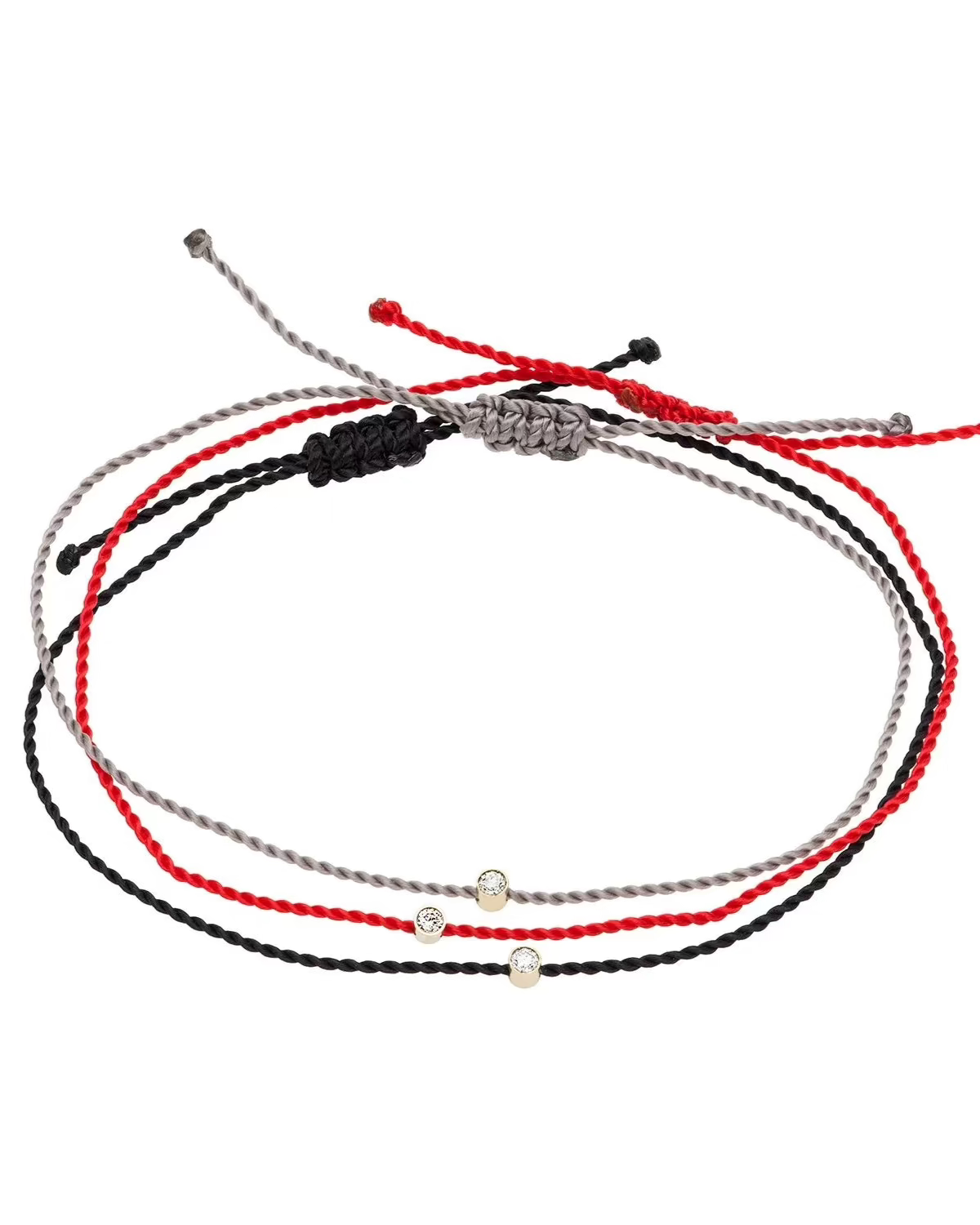 HORTENSE Sol Diamond Cord Bracelet