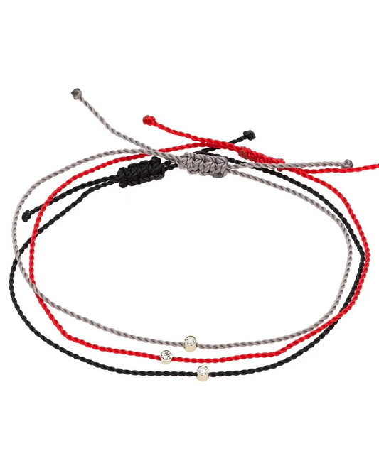 HORTENSE Sol Diamond Cord Bracelet