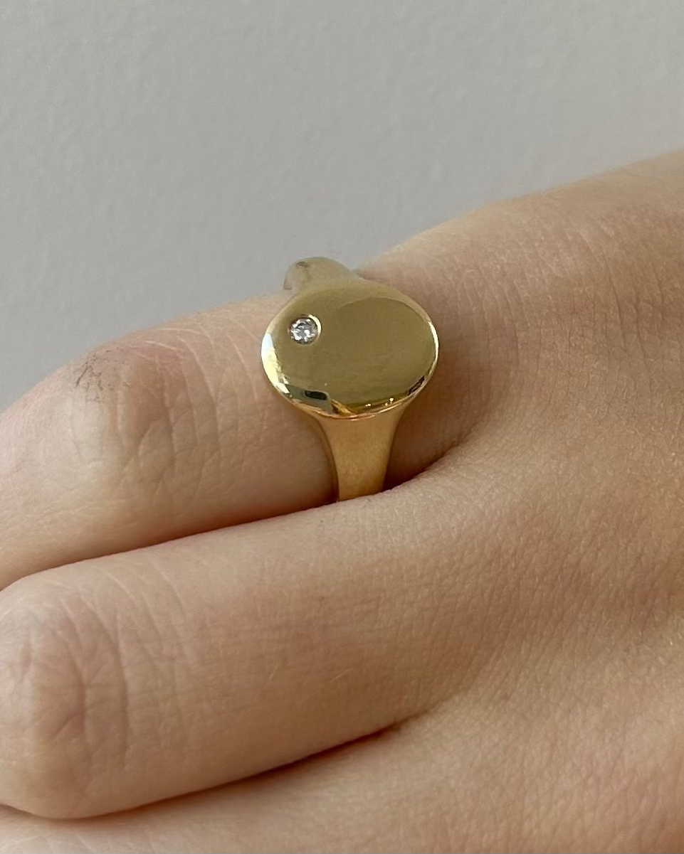 MARI Gold Diamond Ring