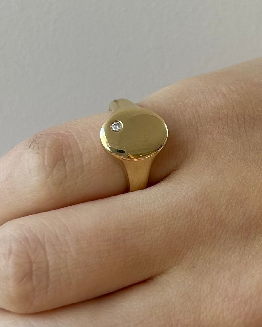 MARI Gold Diamond Ring