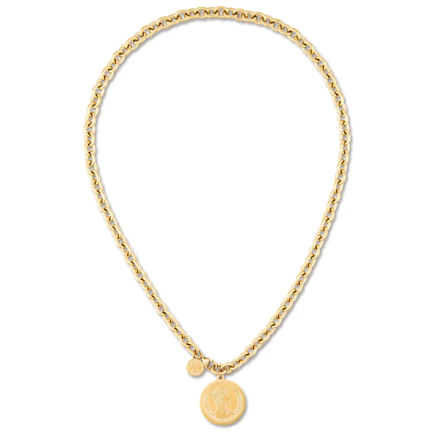 ODETTE Coin Charm Necklace