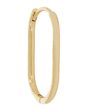 yellow gold oval clicker hoop metier by tomfoolery  @dylanjamesjewelry.com