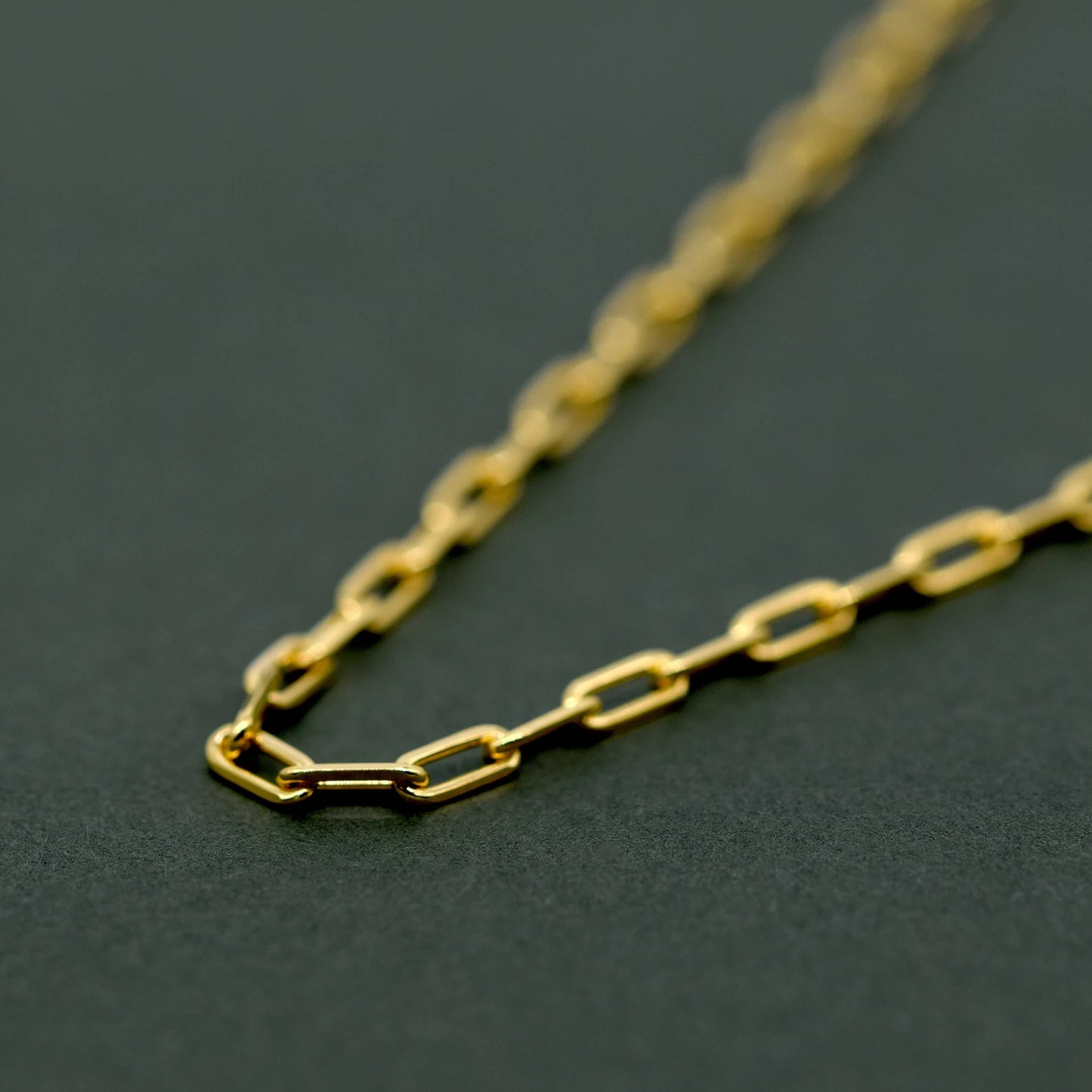 PAPER CLIP Gold Chain