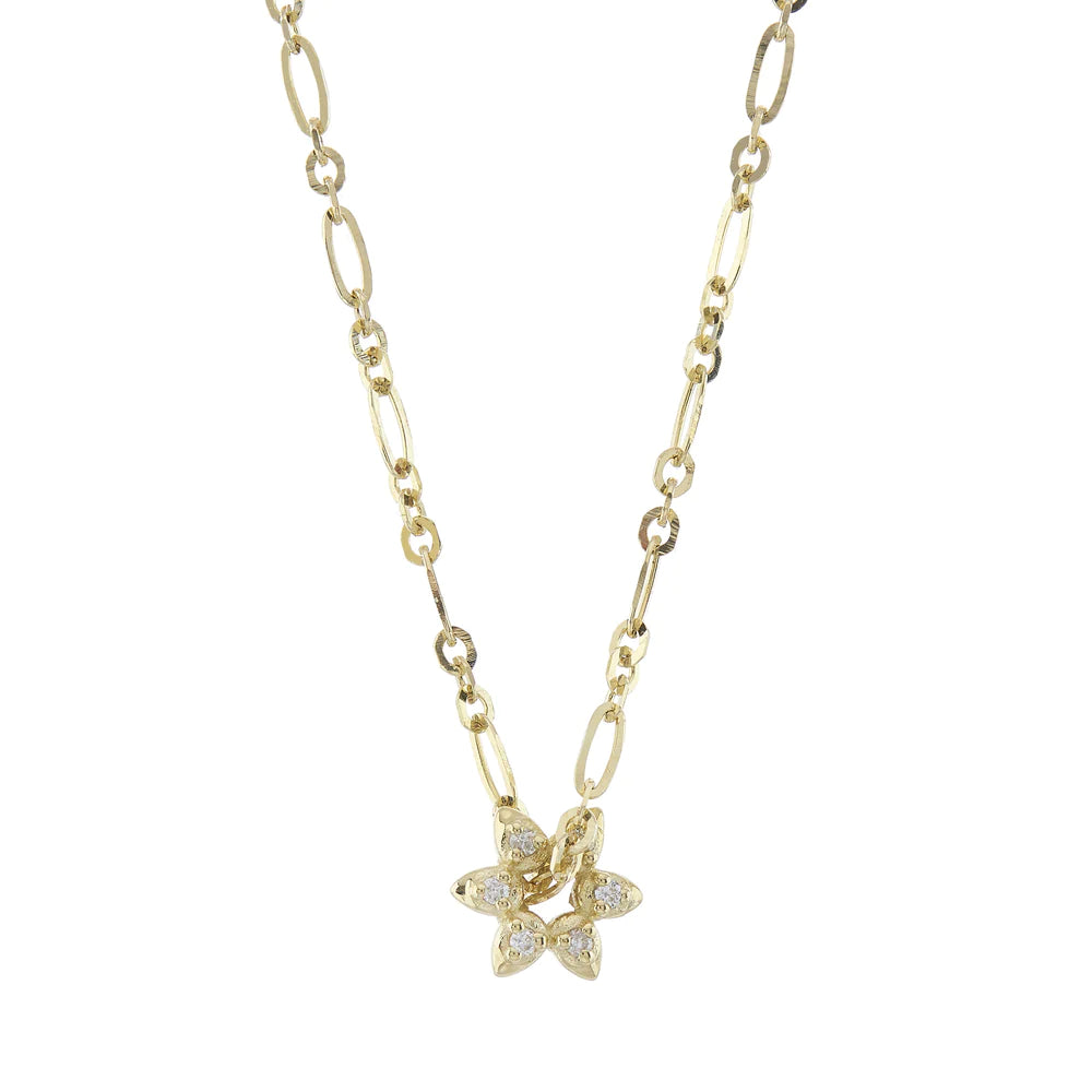 ROMA Gold DIamond Necklace by Metier