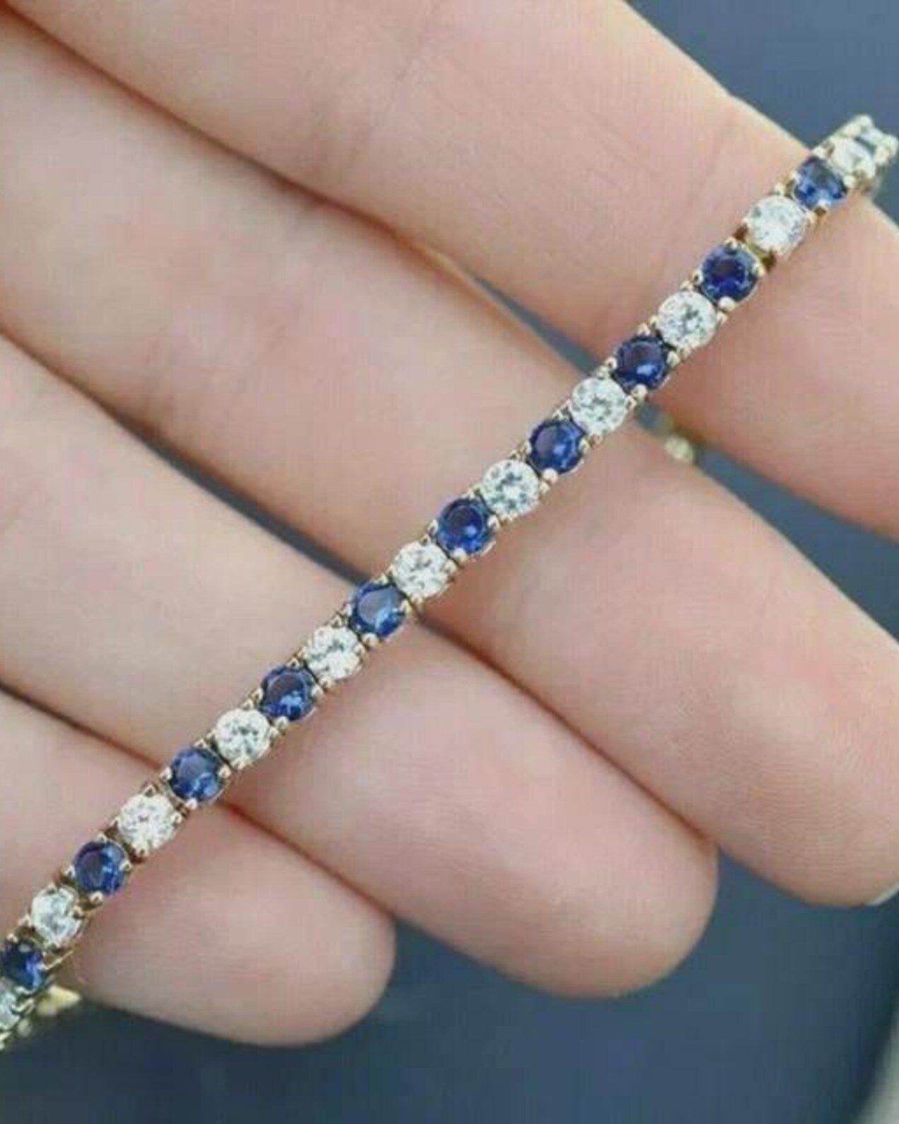 AZUL Tennis Bracelet