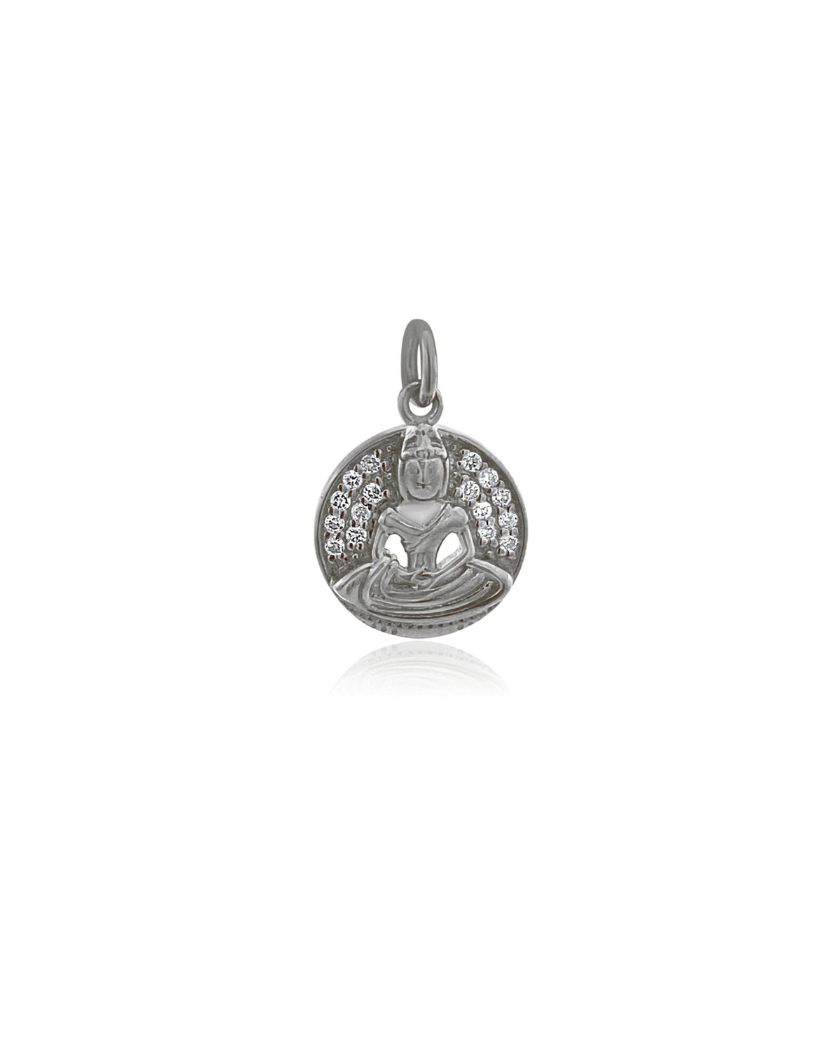 ZEN Diamond SIlver Charm