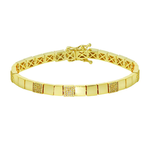 CALI Pave Gold Bracelet