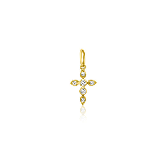 CISSY Gold Diamond Cross