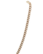 gold diamond cuban link chain bracelet @dylanjamesjewelry.com