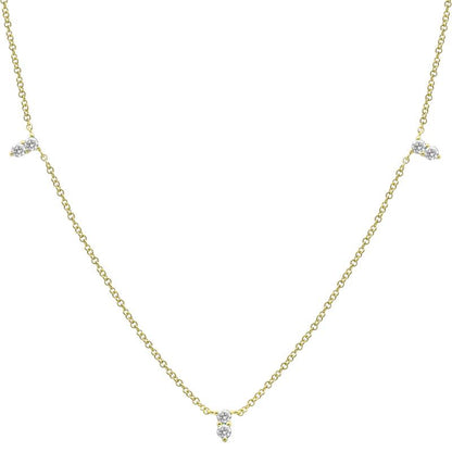 14kt gold diamond necklace @dylanjamesjewelry.com