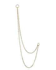 add on earring chain add to your own huggies or studs @dylanjamesjewelry.com