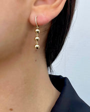 TRACEY Gold Diamond Drop Earrings